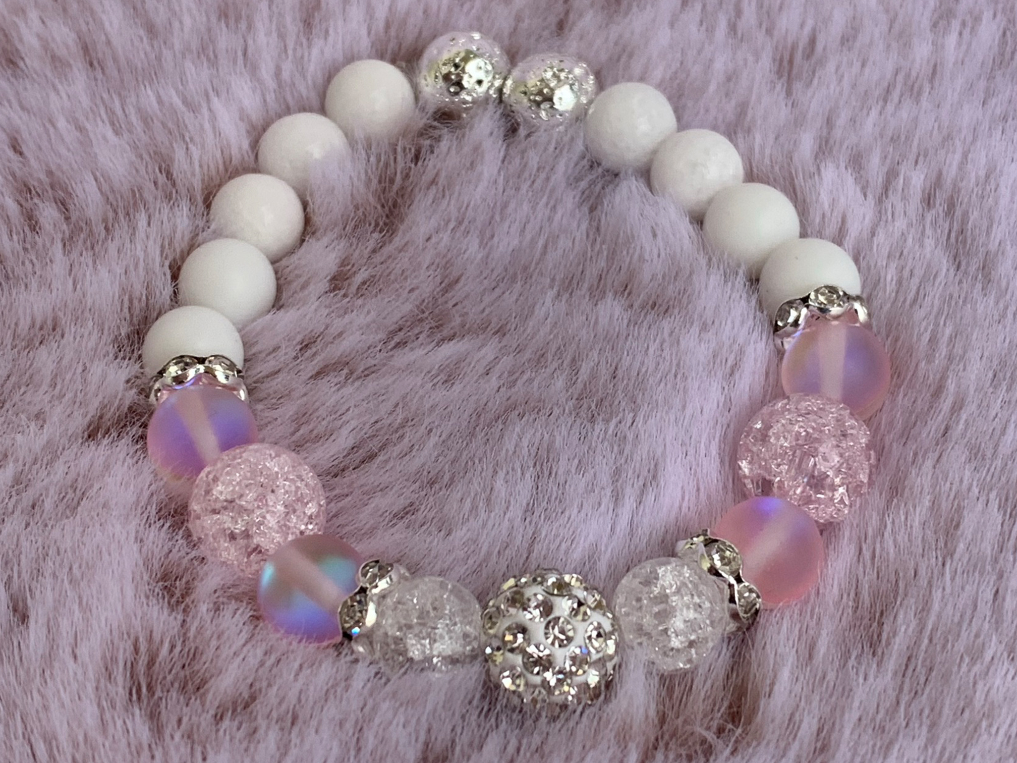 Shamballa silver-white