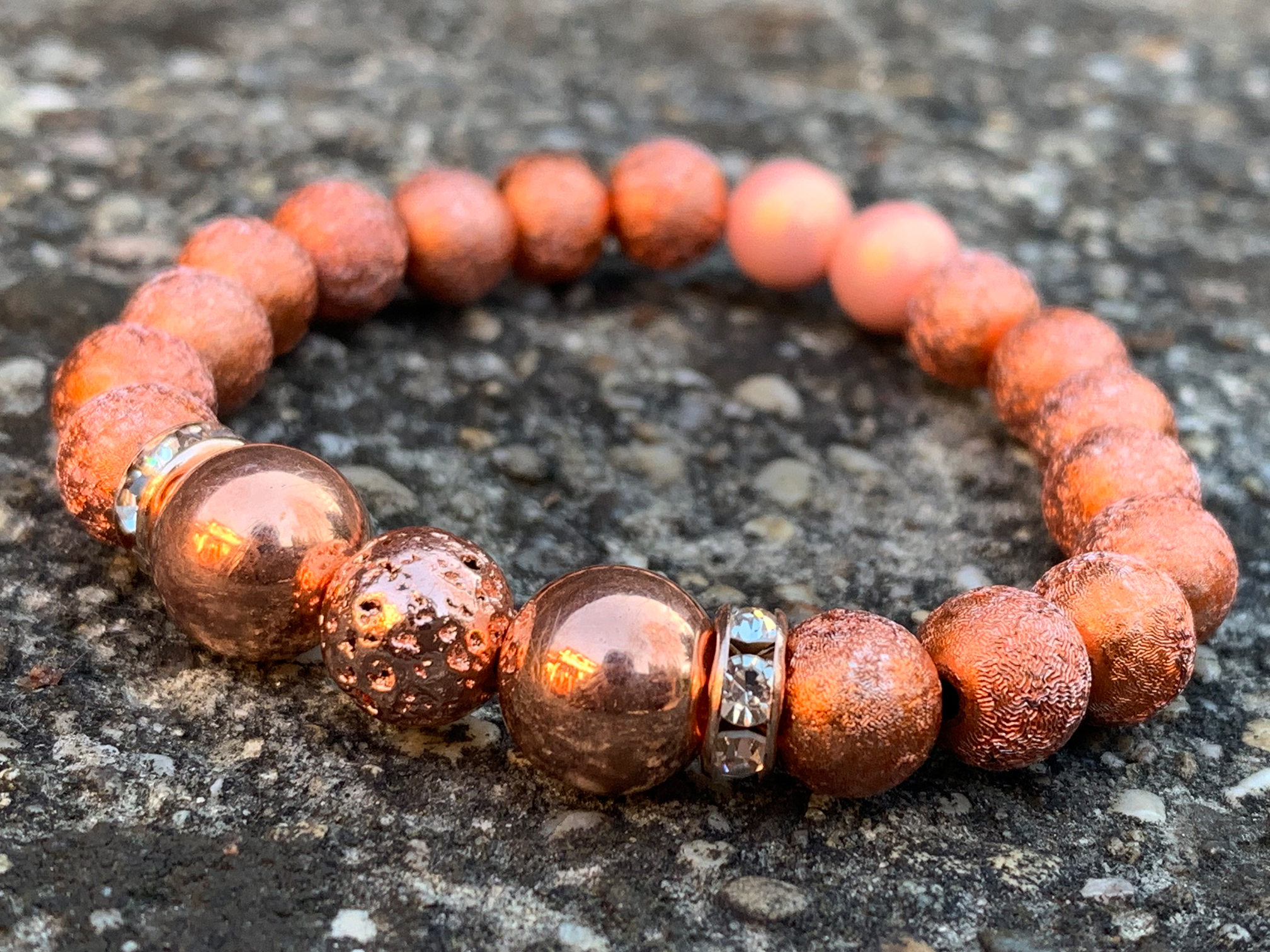 Bronze lava krystal 