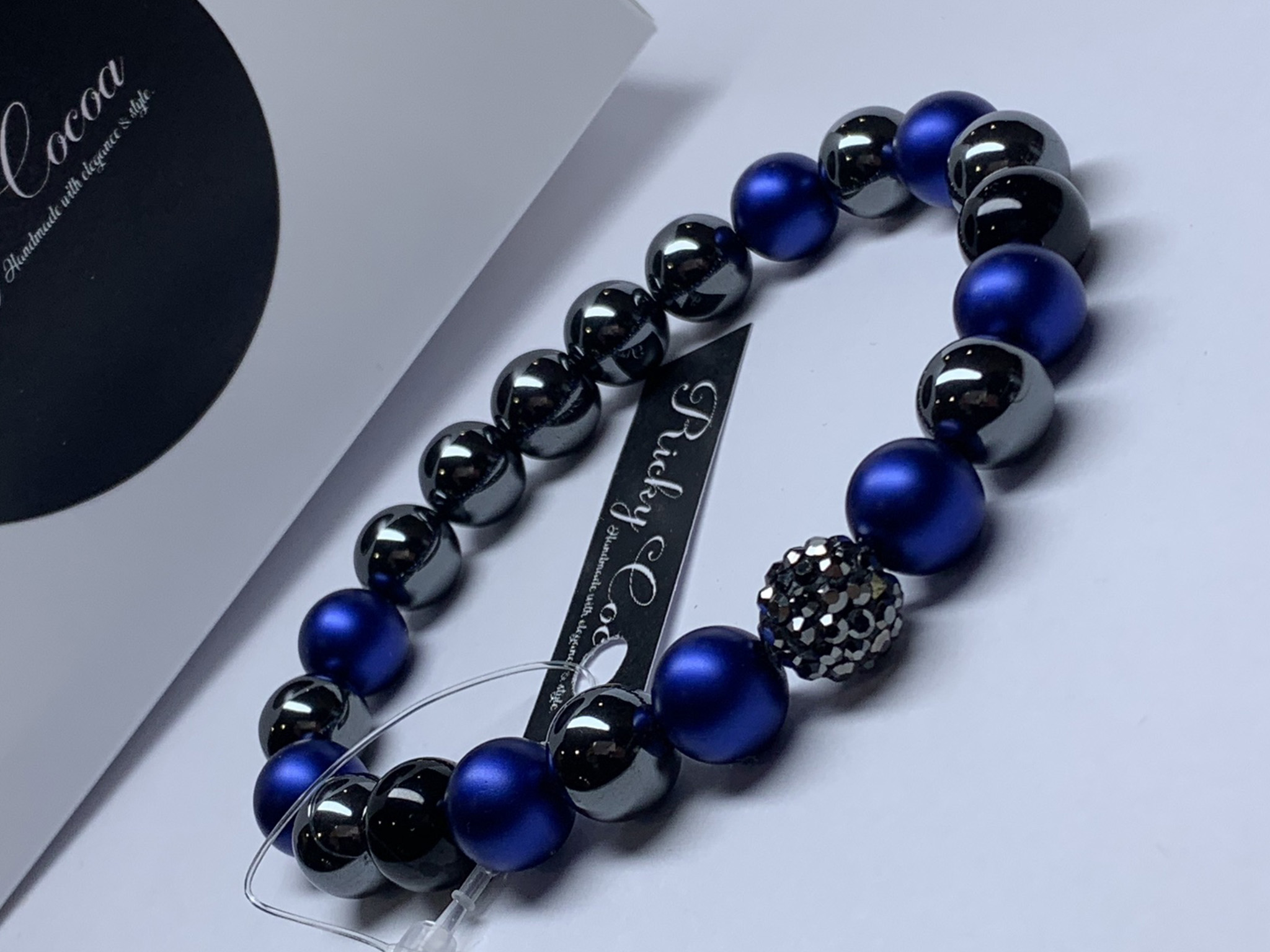 Blue-black shamballa